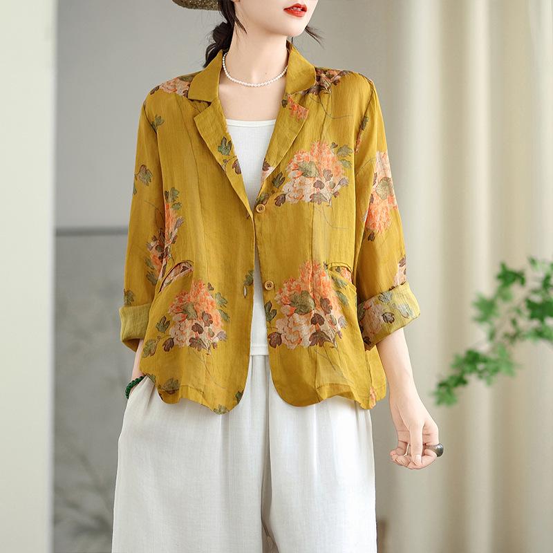 Autumn Floral Retro Long-Sleeve Casual Suit L
Autumn Floral Retro Long-Sleeve Casual Suit L