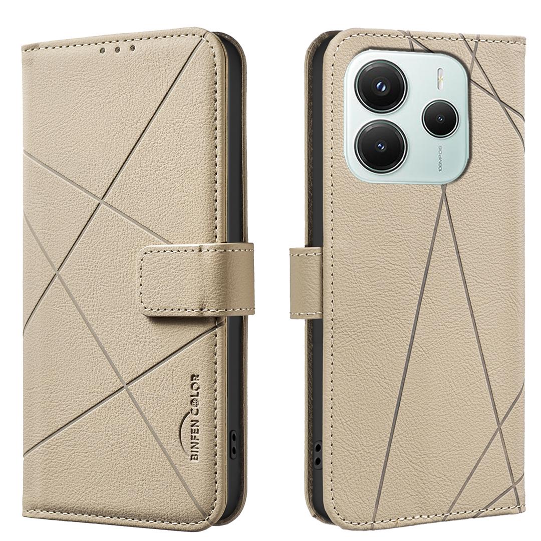 Чохол для Xiaomi Poco M7 Pro 5G/Xiaomi Redmi Note 14 5G BINFEN COLOR BF35 Шкіряний чохол для телефону з геометричним тисненням Гаманець з RFID-блокуванням Підставка Beige
Чохол для Xiaomi Poco M7 Pro 5G/Xiaomi Redmi Note 14 5G BINFEN COLOR BF35 Шкіряний чохол для телефону з геометричним тисненням Гаманець з RFID-блокуванням Підставка Beige