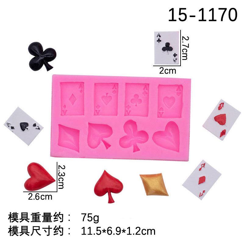1 Pcs Poker Silicone Sugarcraft Mold Resin Tools Cupcake Baking Mould Fondant Cake Decorating Tools розовый
1 Pcs Poker Silicone Sugarcraft Mold Resin Tools Cupcake Baking Mould Fondant Cake Decorating Tools розовый