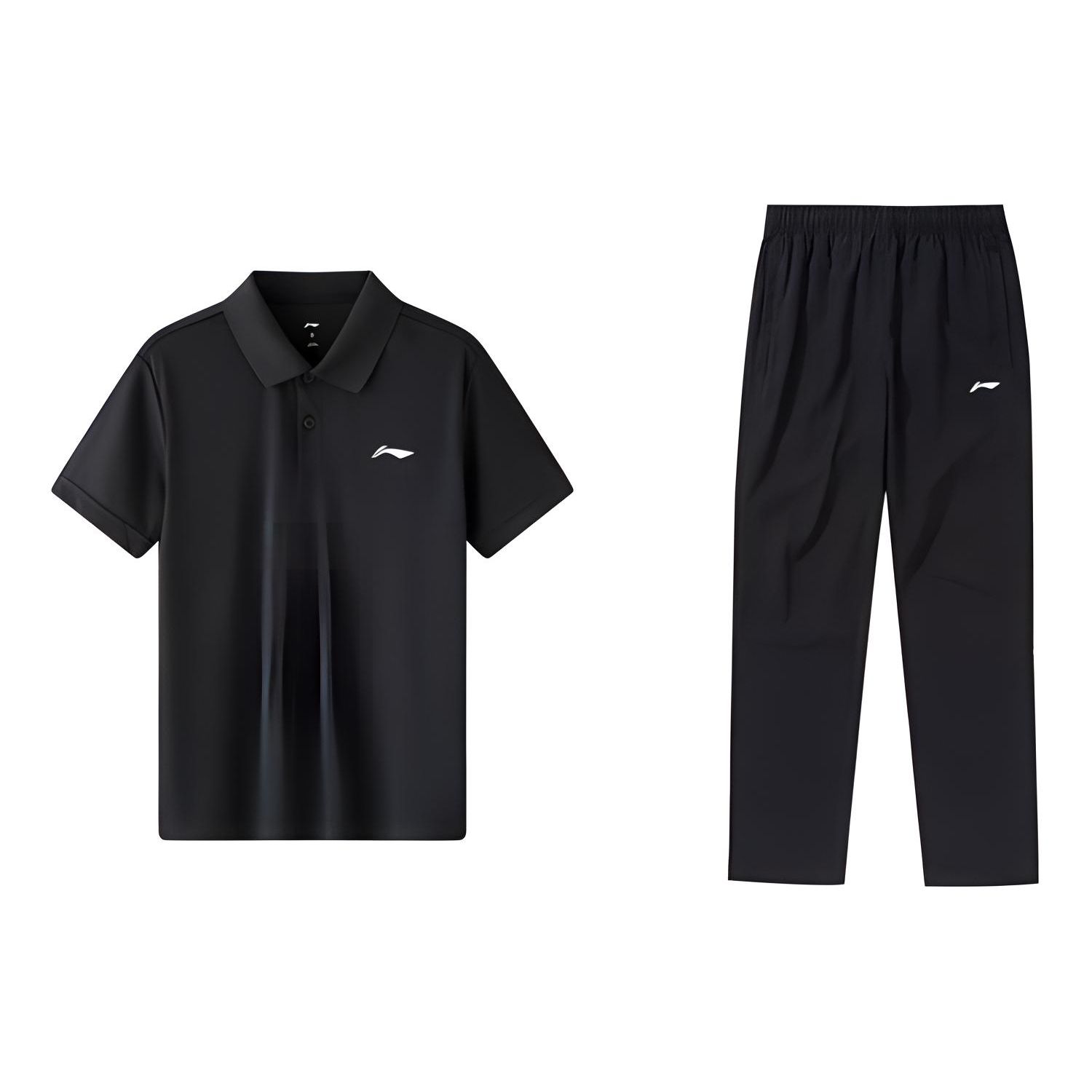Li Ning Однотонное поло с коротким рукавом, пуловер, средней посадки, средней длины, повседневный спортивный костюм, мужской костюм APLT139-1+AYKT413-1 M
Li Ning Однотонное поло с коротким рукавом, пуловер, средней посадки, средней длины, повседневный спортивный костюм, мужской костюм APLT139-1+AYKT413-1 M