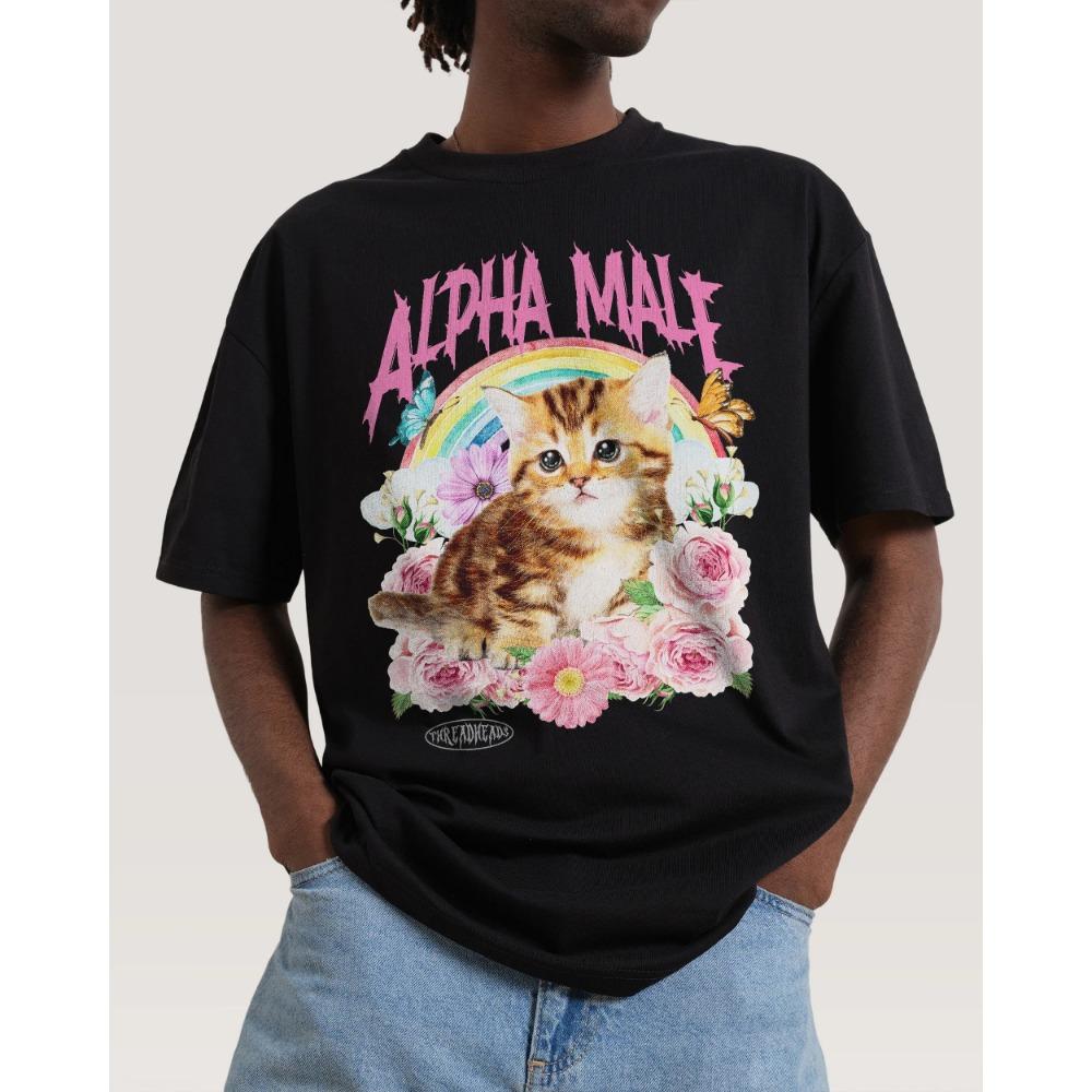Alpha Male Fun Cute Cat Illustration T-shirt Men s Clothing Fashion Round Neck Short-sleeved Tee Street Wear M
Alpha Male Fun Cute Cat Illustration T-shirt Men s Clothing Fashion Round Neck Short-sleeved Tee Street Wear M