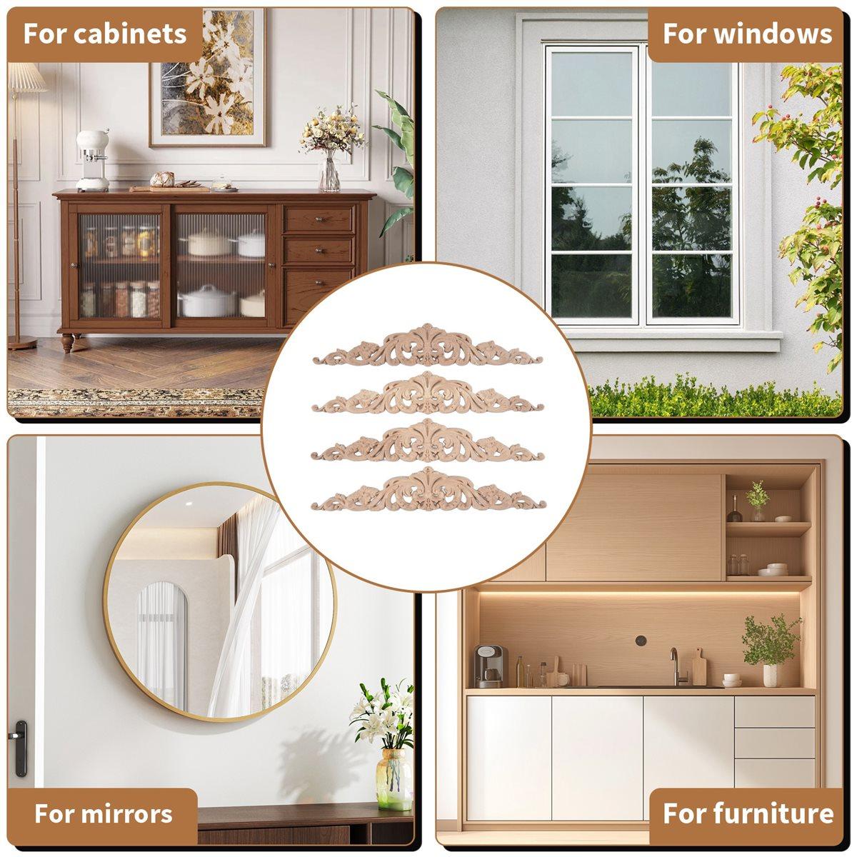 BHBL 4Pcs Wood Carving Decal Wood Carved Furniture Appliques Corner Onlay Applique Furniture Home Door Decor DIY China Mainland
BHBL 4Pcs Wood Carving Decal Wood Carved Furniture Appliques Corner Onlay Applique Furniture Home Door Decor DIY China Mainland