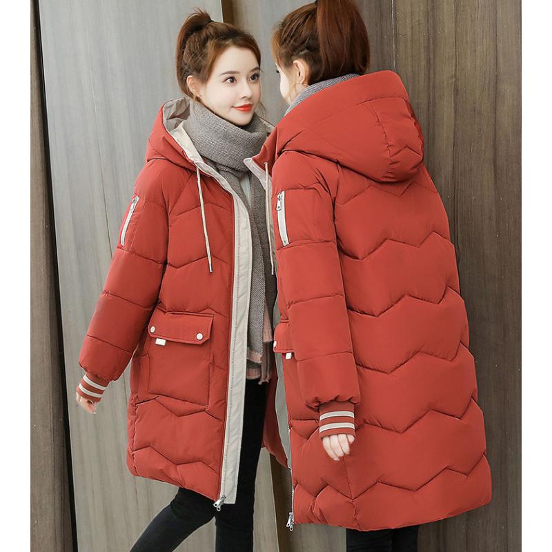 Женское свободное зимнее пальто средней длины в корейском стиле, плотная хлопковая куртка, пальто из хлеба, хлопковая куртка и хлопковое пальто S красный
Женское свободное зимнее пальто средней длины в корейском стиле, плотная хлопковая куртка, пальто из хлеба, хлопковая куртка и хлопковое пальто S красный