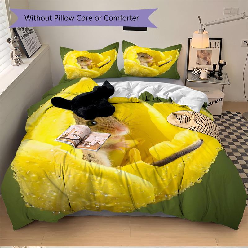 3pcs Anime Cartoon Design Bedding Set - Includes One Quilt Cover and Two Pillowcases (No Core) - Perfect for Bedroom and Guest Room Decorati 135x200cm
3pcs Anime Cartoon Design Bedding Set - Includes One Quilt Cover and Two Pillowcases (No Core) - Perfect for Bedroom and Guest Room Decorati 135x200cm