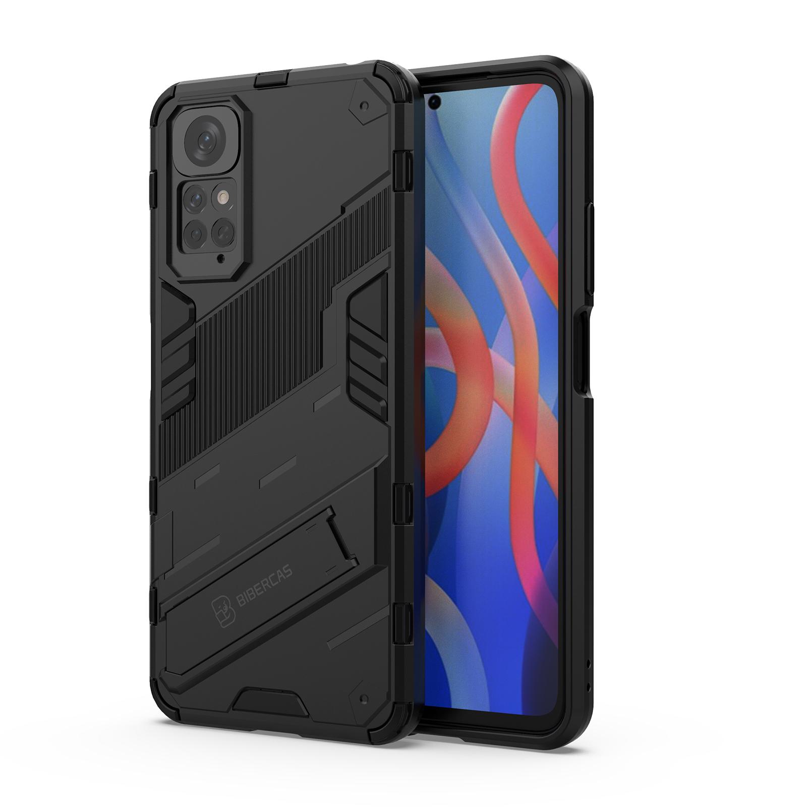For Xiaomi Redmi Note 11 4G (Qualcomm)/Redmi Note 11S 4G PC+TPU Hybrid Phone Case Cover with Foldable Kickstand Design Black
For Xiaomi Redmi Note 11 4G (Qualcomm)/Redmi Note 11S 4G PC+TPU Hybrid Phone Case Cover with Foldable Kickstand Design Black