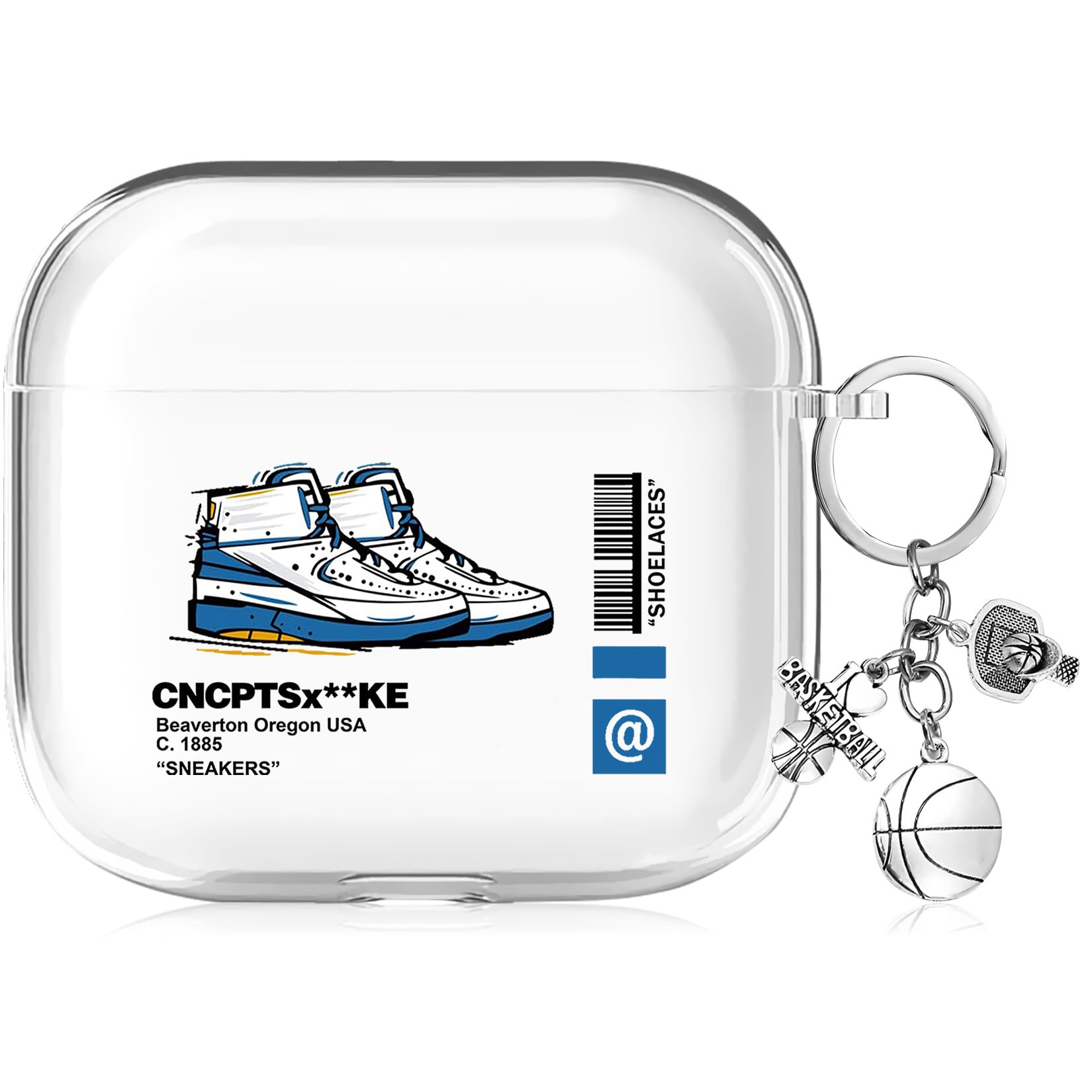 AirPods 4 Case 2024 Suitable for AirPods 4th Generation Sneakers TPU Case Full Protective Case AirPods 4 Cover Lightweight Small Cute Shoes AirPods 4
AirPods 4 Case 2024 Suitable for AirPods 4th Generation Sneakers TPU Case Full Protective Case AirPods 4 Cover Lightweight Small Cute Shoes AirPods 4