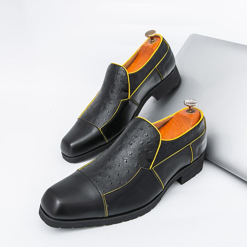 Модная мужская обувь Повседневные деловые лоферы Черный Коричневый Удобная и дышащая Брендовая кожаная обувь для одной ноги Мужской размер 38-46 38 чёрный
Модная мужская обувь Повседневные деловые лоферы Черный Коричневый Удобная и дышащая Брендовая кожаная обувь для одной ноги Мужской размер 38-46 38 чёрный