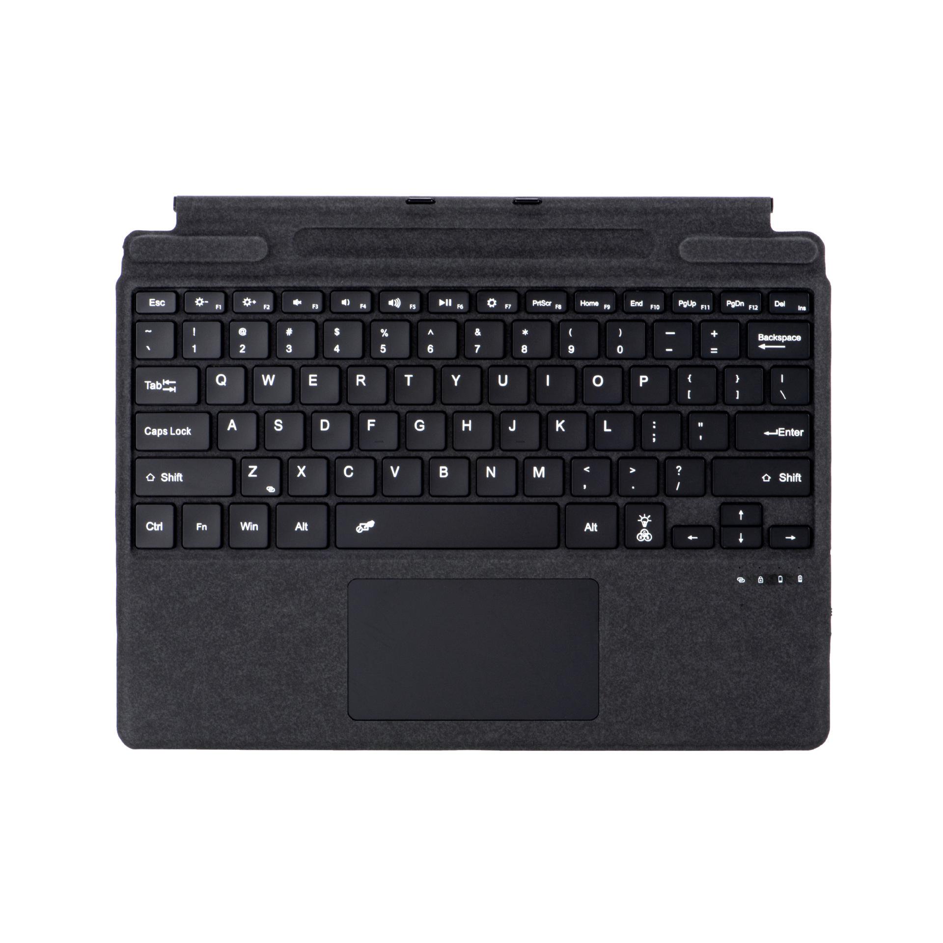 Bluetooth Touch Keyboard for Microsoft Surface Pro 8/9/X/11, 13-inch Pro 8/9/10/11/X with Backlight
Bluetooth Touch Keyboard for Microsoft Surface Pro 8/9/X/11, 13-inch Pro 8/9/10/11/X with Backlight