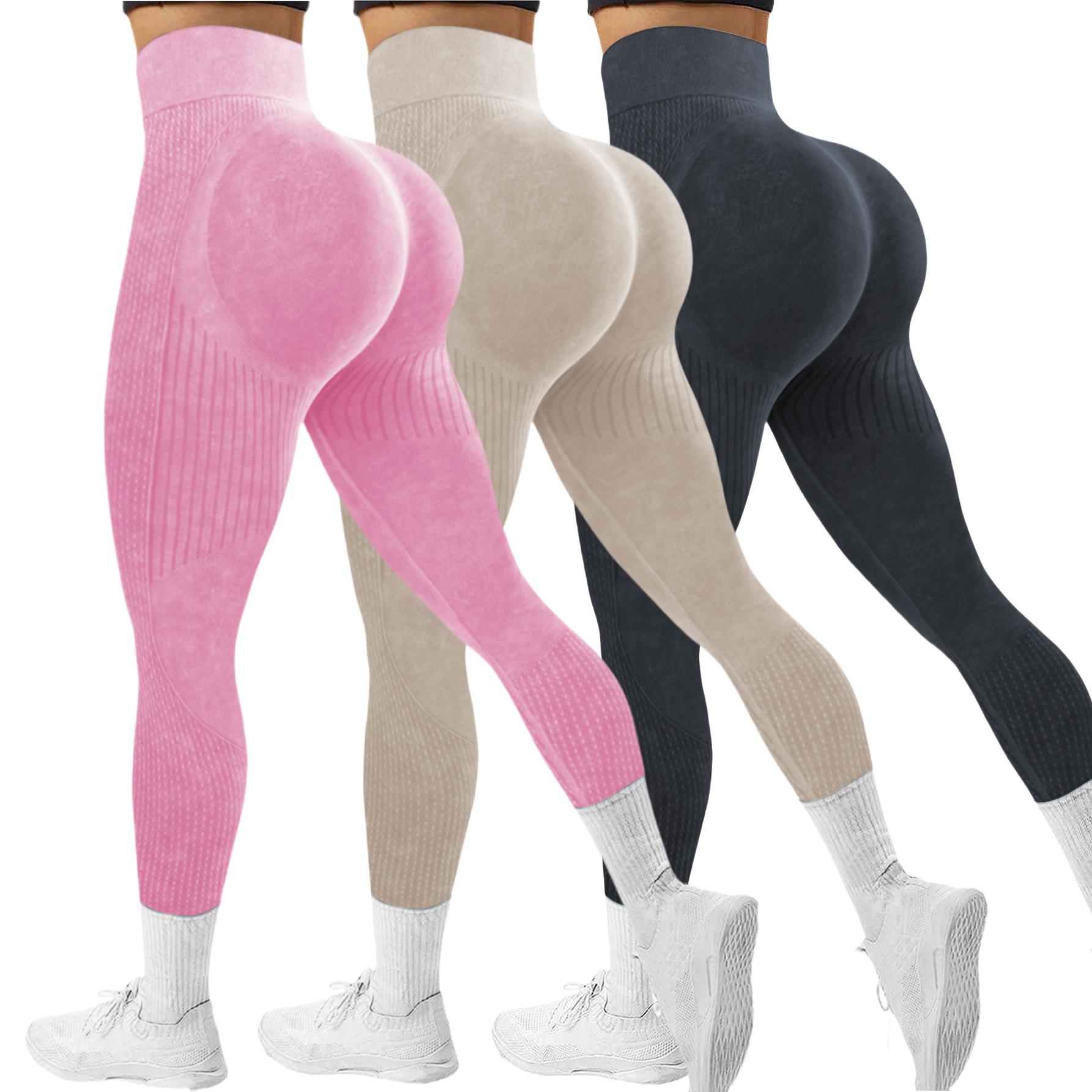 High-Waist Seamless Yoga Pants with Peach Butt Lift - Women s Water-Wash Frosted Running & Fitness Tights Large
High-Waist Seamless Yoga Pants with Peach Butt Lift - Women s Water-Wash Frosted Running & Fitness Tights Large
