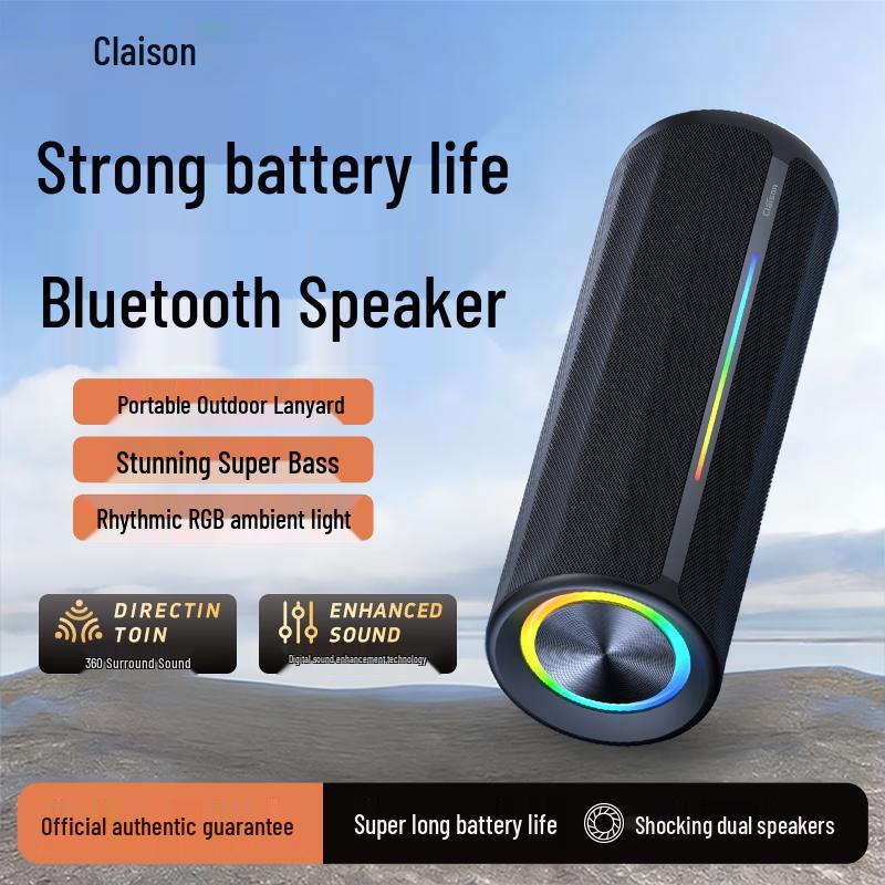 CLAISON Портативна Bluetooth-колонка
CLAISON Портативна Bluetooth-колонка