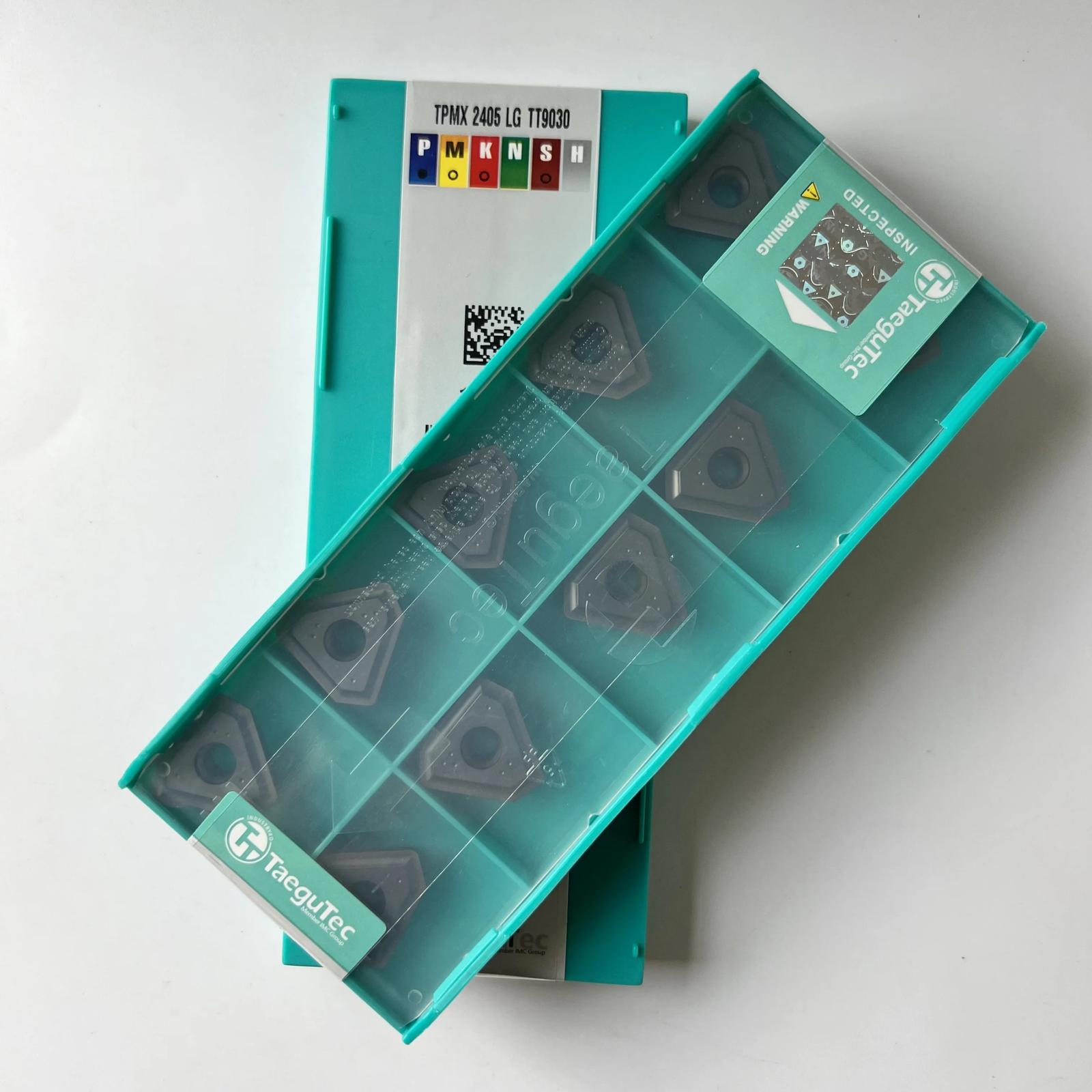 TaeguTec / TPMX2405LG TT9030 /Original carbide blade 10 Pcs
TaeguTec / TPMX2405LG TT9030 /Original carbide blade 10 Pcs