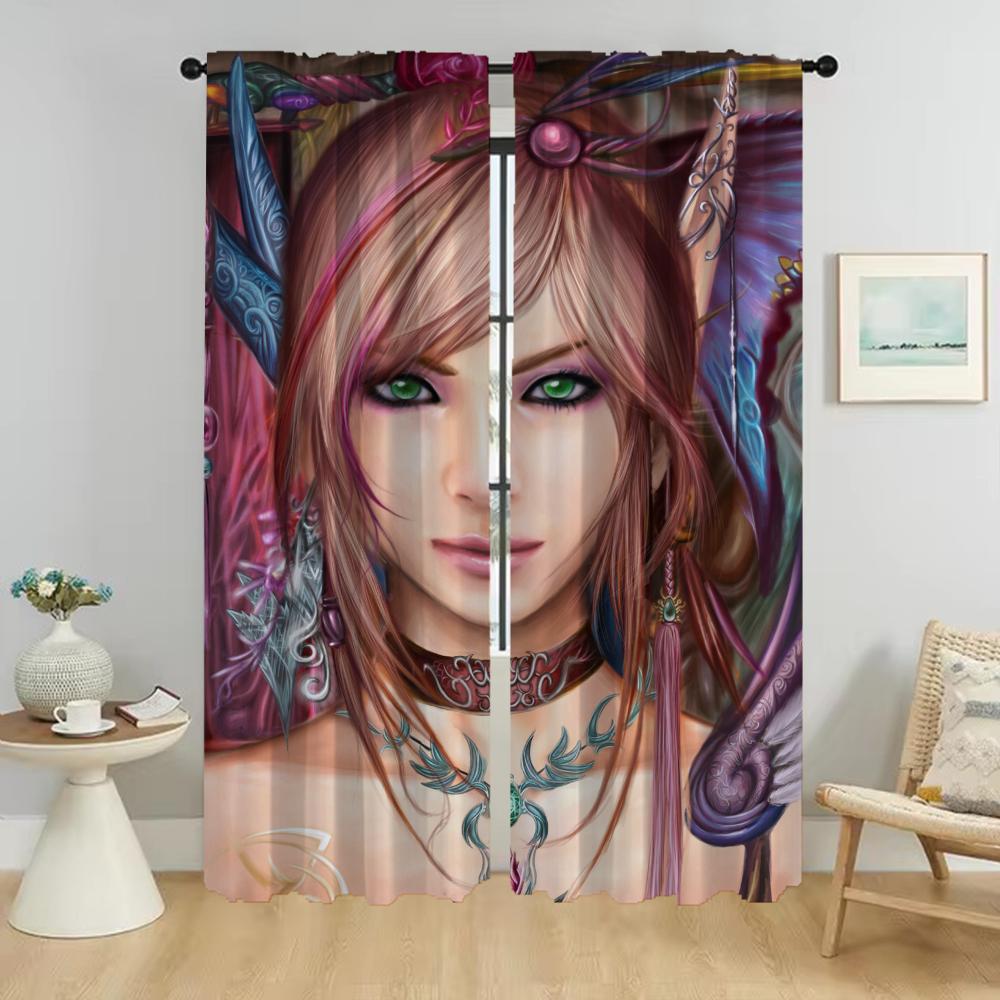 Оконная штора для комнаты 2 панели Женский эльф затемняющие шторы для камеры Шторы для домашнего интерьера Шторы для перегородки Гостиная Кухня W50xH70cmx2pcs
Оконная штора для комнаты 2 панели Женский эльф затемняющие шторы для камеры Шторы для домашнего интерьера Шторы для перегородки Гостиная Кухня W50xH70cmx2pcs