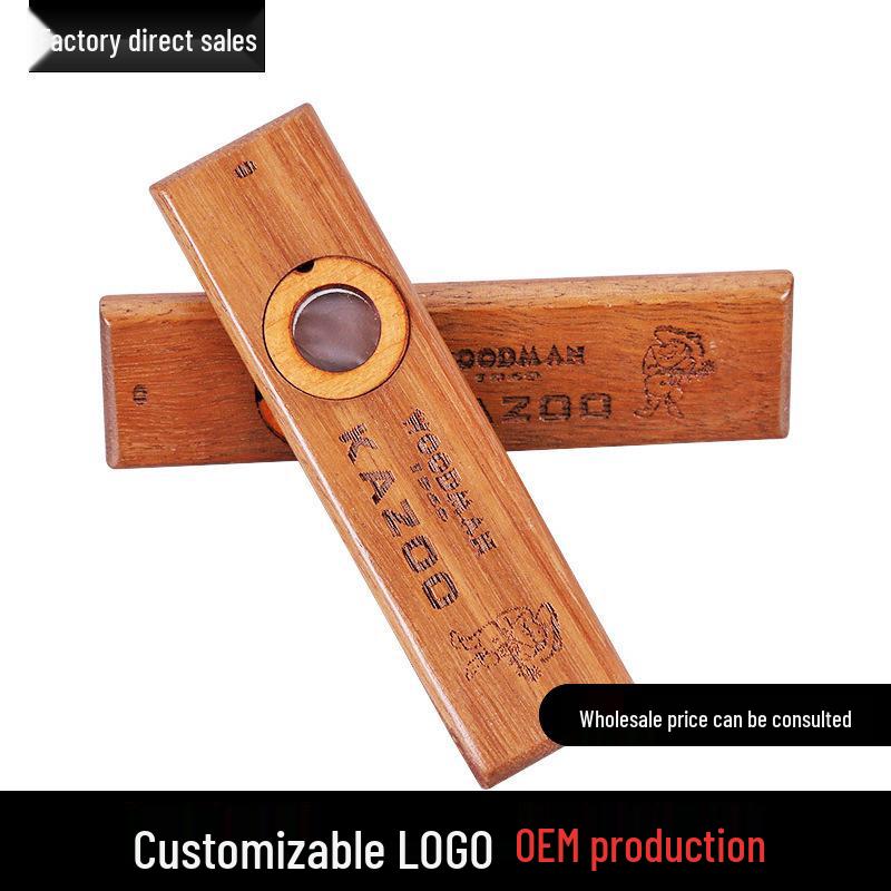 Performance Grade Solid Wood Kazoo Flute Accompaniment Instrument
Performance Grade Solid Wood Kazoo Flute Accompaniment Instrument