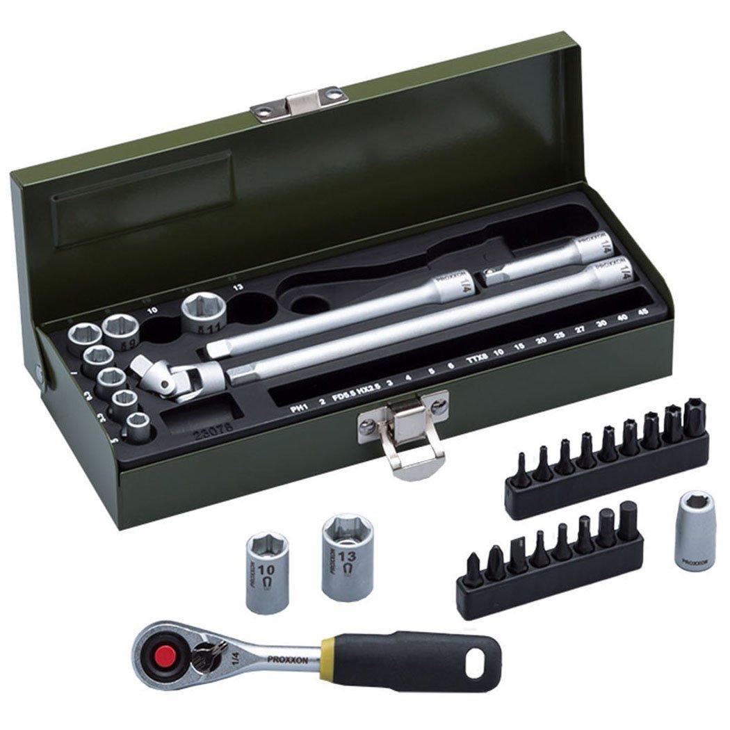 PROXXON Precision Magnetic Socket Bit Set Drive 32 points 1 set + No.82078 Angle 6.3mm
PROXXON Precision Magnetic Socket Bit Set Drive 32 points 1 set + No.82078 Angle 6.3mm
