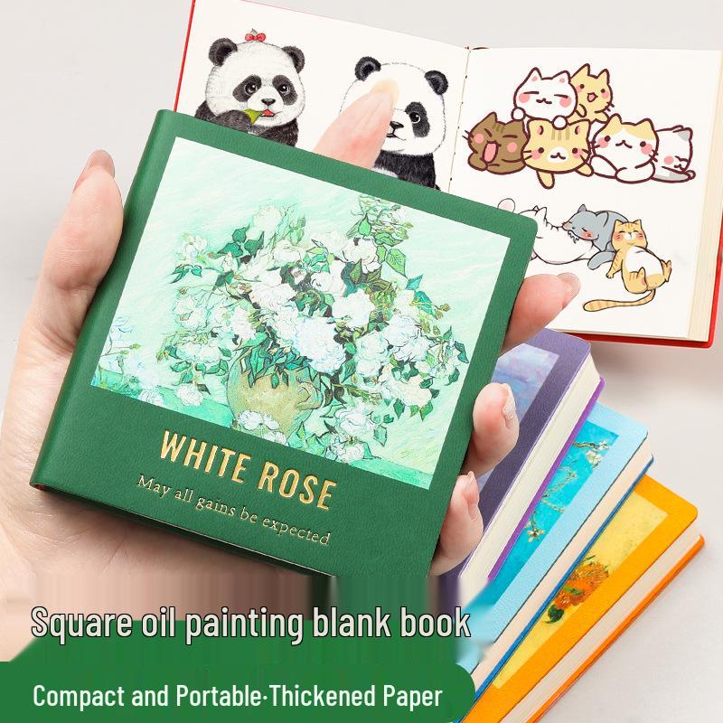 Oil Painting Mini Stamp Collection Pocket Notebook: Small Travel-Size Blank Notebook
Oil Painting Mini Stamp Collection Pocket Notebook: Small Travel-Size Blank Notebook