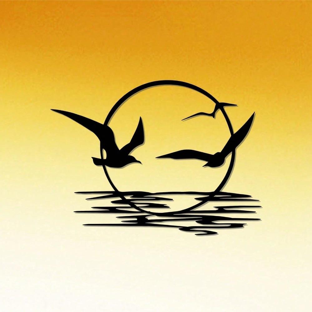 Sunrise And Seagulls On Sea Minimalisty Metal Wall Art - Modern Home Decor For Bedroom, Living Room, Or Bathroom. TY7263 різнокольоровий
Sunrise And Seagulls On Sea Minimalisty Metal Wall Art - Modern Home Decor For Bedroom, Living Room, Or Bathroom. TY7263 різнокольоровий