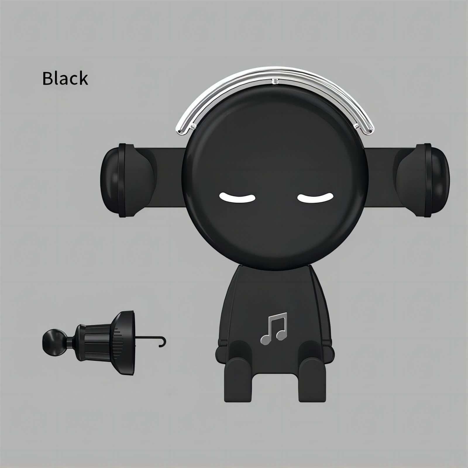 Phone Mount - Universal Cute Cartoon Design - Multifunctional Vent Navigation Mount – Hook Tail Clamp One Size чорний
Phone Mount - Universal Cute Cartoon Design - Multifunctional Vent Navigation Mount – Hook Tail Clamp One Size чорний
