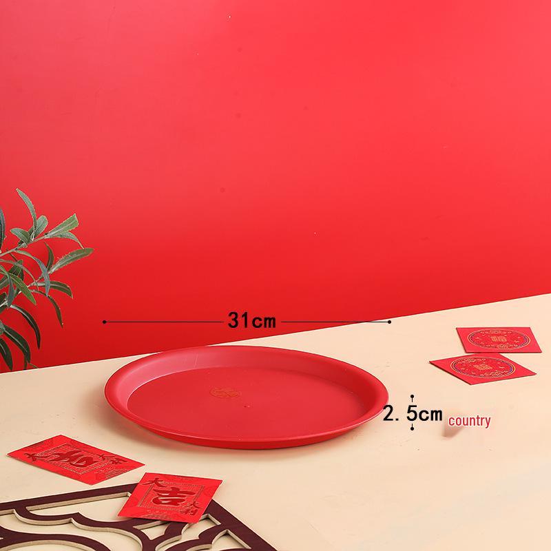 Red Wedding Dowry Basin and Plate Set: Large Handheld Plastic Buckets for Home or Moving
Red Wedding Dowry Basin and Plate Set: Large Handheld Plastic Buckets for Home or Moving