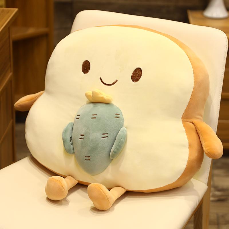 Creative Toast Sliced Bread Toy 45*40cm 13 Kinds Combining Fruits Animals Adorable Smiling Figured Food Pillow featuring Legs Arms Present 45cm doll
Creative Toast Sliced Bread Toy 45*40cm 13 Kinds Combining Fruits Animals Adorable Smiling Figured Food Pillow featuring Legs Arms Present 45cm doll