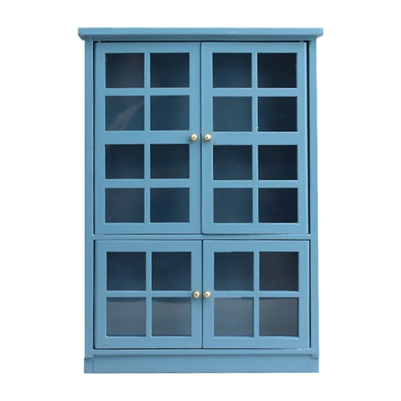Sturdy BirchWood Miniature Storage Cabinet for 1/12 Scale Doll House Decoration Kitchen Scene Display Accessories синій
Sturdy BirchWood Miniature Storage Cabinet for 1/12 Scale Doll House Decoration Kitchen Scene Display Accessories синій