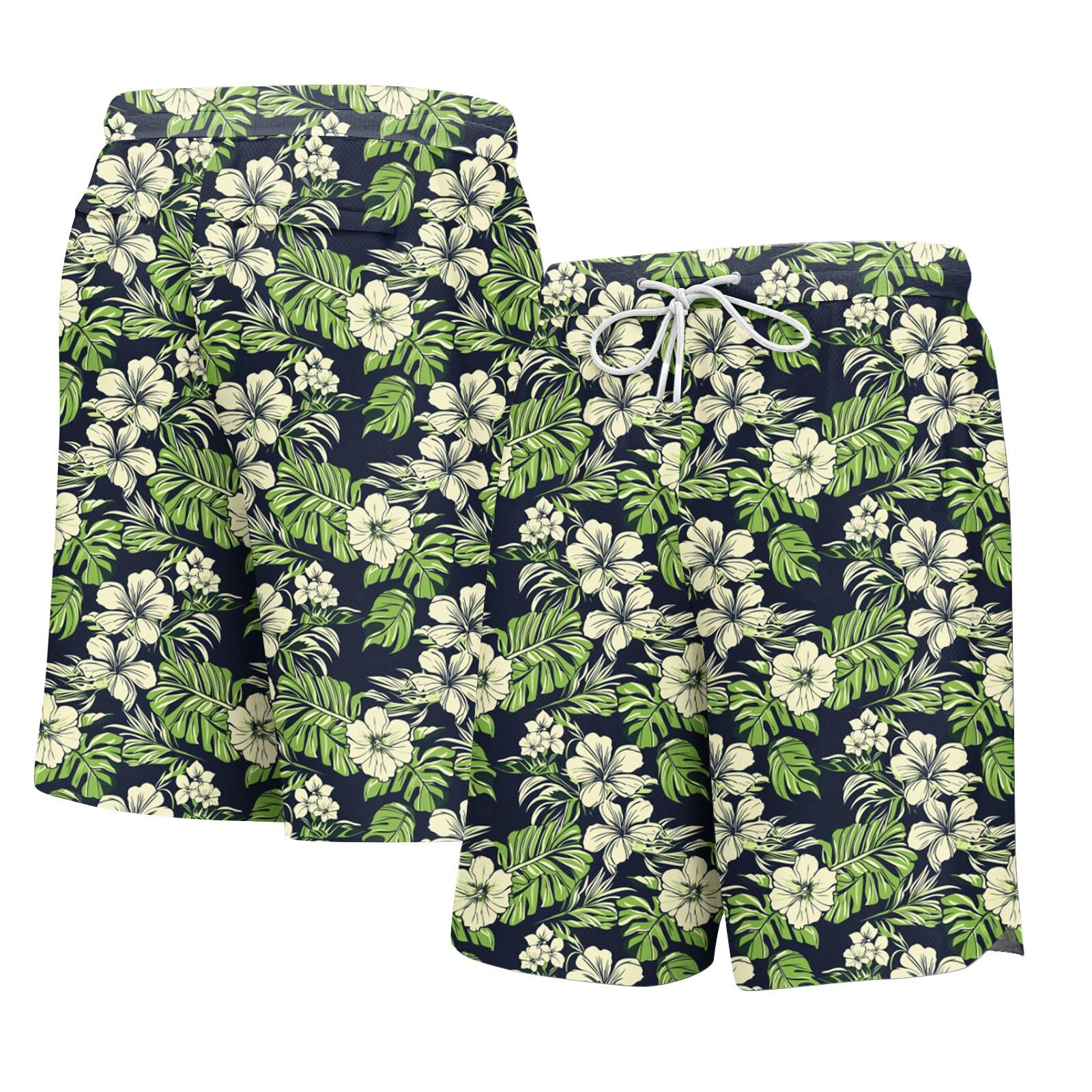 Men and Boys Swim Trunks with Elastic Waistband and Drawstring Adjustable Fit Quick Dry Fabric Hawaiian Floral Print Design XL зелений
Men and Boys Swim Trunks with Elastic Waistband and Drawstring Adjustable Fit Quick Dry Fabric Hawaiian Floral Print Design XL зелений