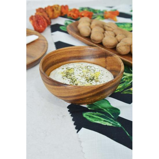 Деревянная тарелка для супа из акации, кухонная подставка для завтрака
Деревянная тарелка для супа из акации, кухонная подставка для завтрака