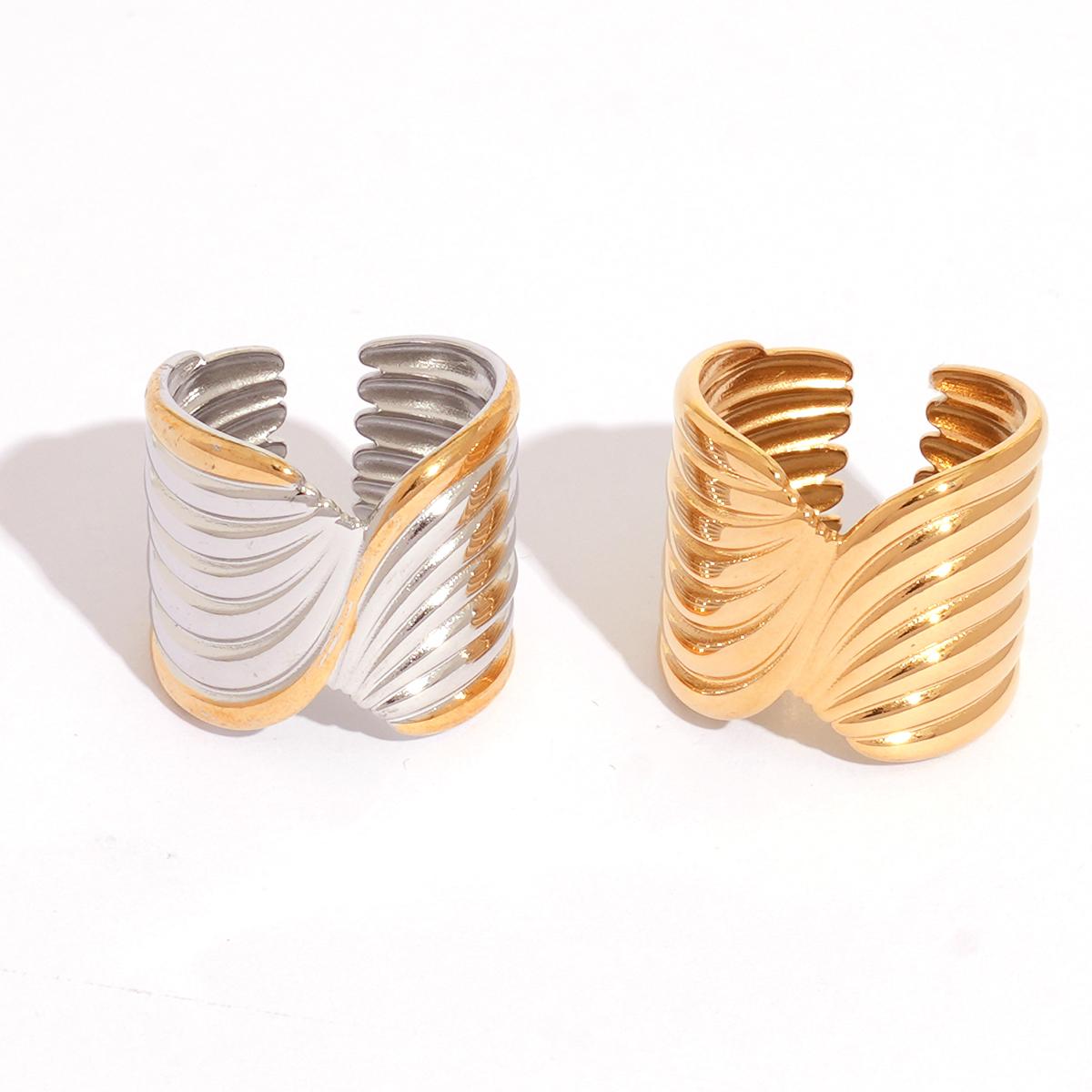 Stainless Steel Geometry Open Rings For Women Trend Waterproof Zircon Gold Color Geometric Ring Daily Accessories Gift 2025
Stainless Steel Geometry Open Rings For Women Trend Waterproof Zircon Gold Color Geometric Ring Daily Accessories Gift 2025