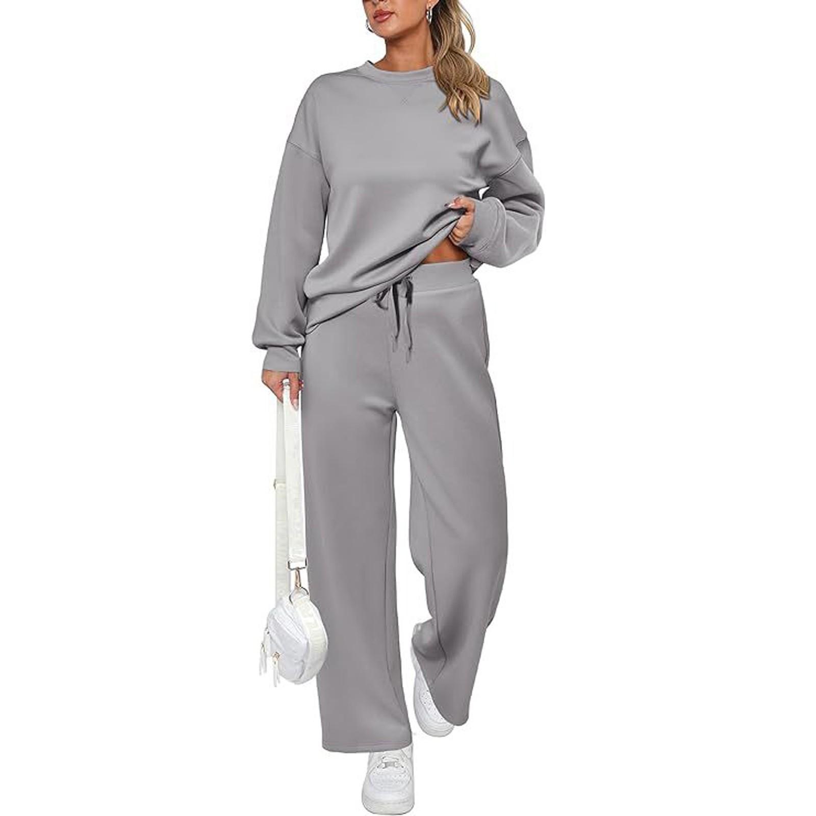 Women s Summer 2 Piece Outfits Top Long Pant Sets Casual Tracksuit Wear Long-sleeved Shorts Suit L
Women s Summer 2 Piece Outfits Top Long Pant Sets Casual Tracksuit Wear Long-sleeved Shorts Suit L
