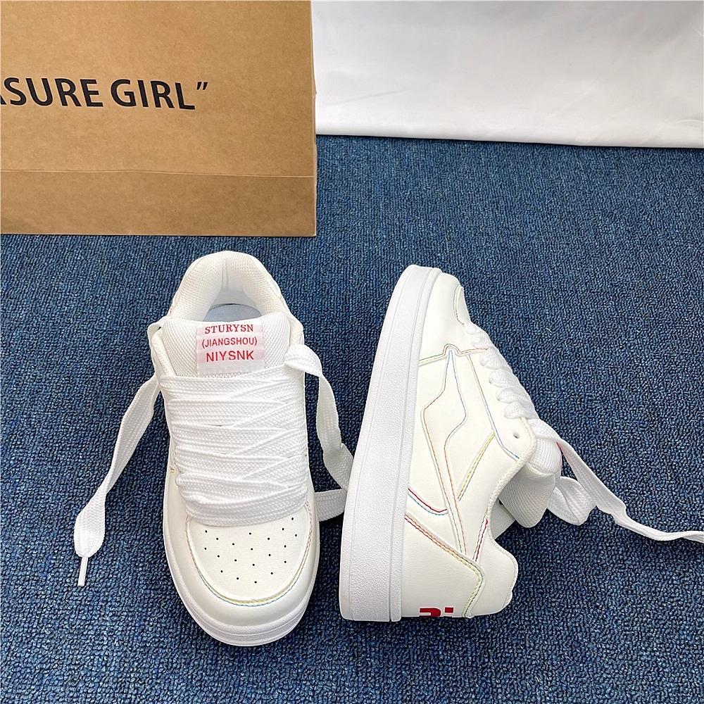 Retro thick-soled heightening bread shoes women s tide versatile casual board shoes little white shoes 35
Retro thick-soled heightening bread shoes women s tide versatile casual board shoes little white shoes 35