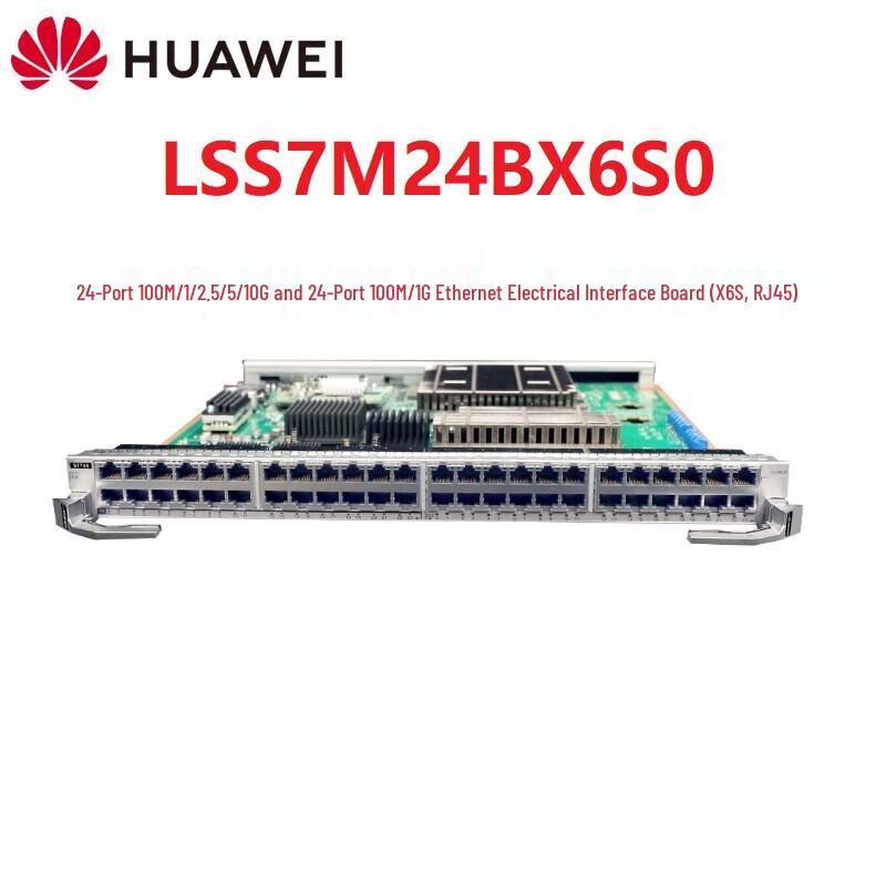 Huawei S7700 Series 24x 10GE/24x GE Electric Interface Card
Huawei S7700 Series 24x 10GE/24x GE Electric Interface Card