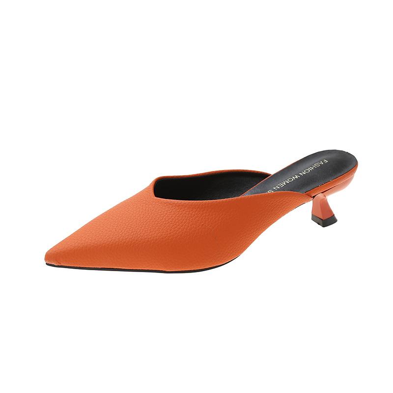Весна и лето 2025 года новая корейская версия простых остроносых туфель-мюли, модная сумка на голове, тонкий каблук, средний каблук, полушлепанцы, повседневные сандалии 40 оранжевый
Весна и лето 2025 года новая корейская версия простых остроносых туфель-мюли, модная сумка на голове, тонкий каблук, средний каблук, полушлепанцы, повседневные сандалии 40 оранжевый