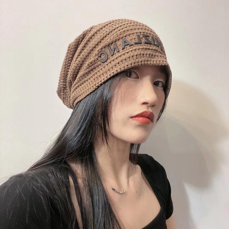 Personalized fashion mesh knitted stacking hat lady street retro trend lady baotou stacking hat batch one size fits all чорний
Personalized fashion mesh knitted stacking hat lady street retro trend lady baotou stacking hat batch one size fits all чорний