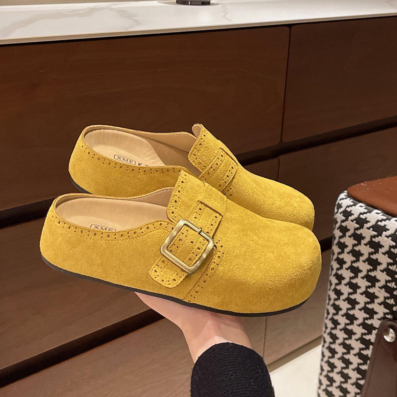Birkenstock Casual Outerwear One Pedal Lazy Thick-Bottomed Bag Head Half Slippers Summer Retro Sandals Women 40 жовтий
Birkenstock Casual Outerwear One Pedal Lazy Thick-Bottomed Bag Head Half Slippers Summer Retro Sandals Women 40 жовтий