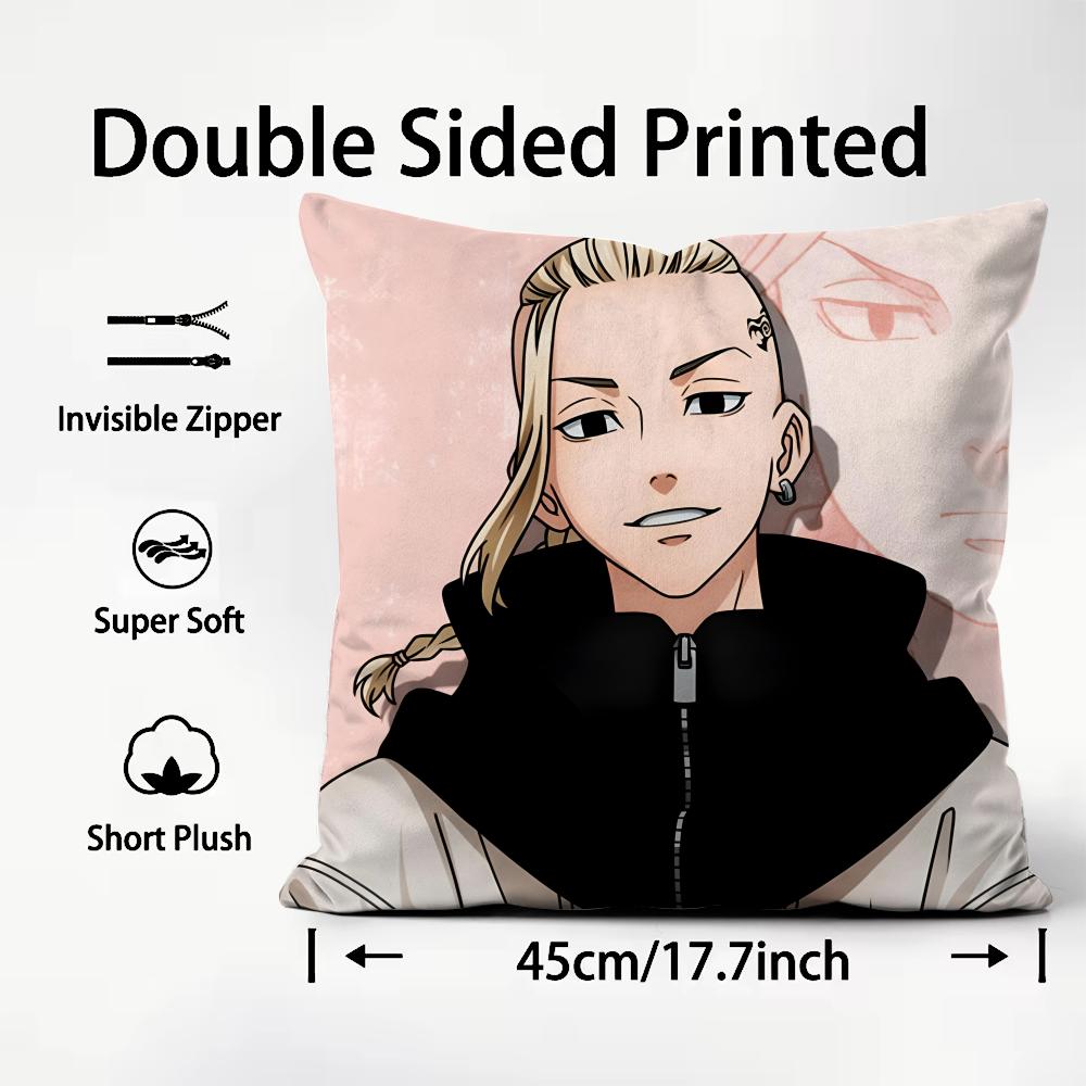 TTokyo RevengerR Anime Cushion Cover Plush Fabric Soft DoubleSided Printed Sofa Warm Winter Home Child Gift Pillow Case 30x30cm
TTokyo RevengerR Anime Cushion Cover Plush Fabric Soft DoubleSided Printed Sofa Warm Winter Home Child Gift Pillow Case 30x30cm