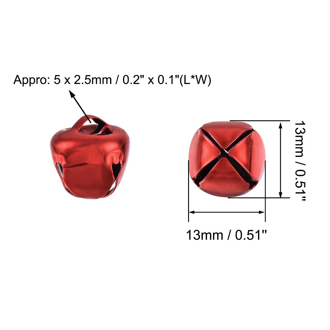 DIY Small Bells, 13mm/0.51-Inch 100pcs, Craft Bells Bulk DIY Bells for Christmas Festival Decoration Party Home, Bright Red 13mm 0.51Inch яскраво-червоного кольору
DIY Small Bells, 13mm/0.51-Inch 100pcs, Craft Bells Bulk DIY Bells for Christmas Festival Decoration Party Home, Bright Red 13mm 0.51Inch яскраво-червоного кольору