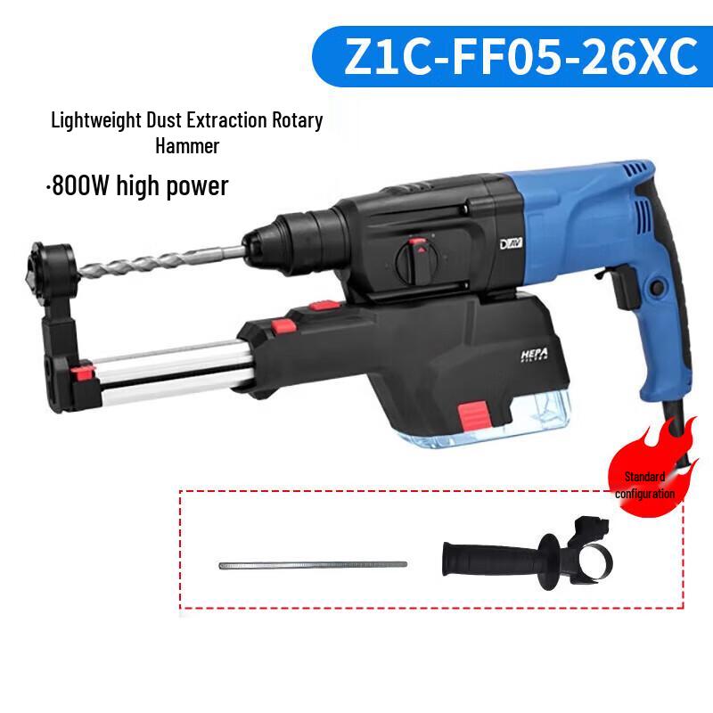 Kankeirr Z1C-FF05-26XC Lightweight Dust Collection Rotary Hammer Drill CN plug (adapter included)
Kankeirr Z1C-FF05-26XC Lightweight Dust Collection Rotary Hammer Drill CN plug (adapter included)
