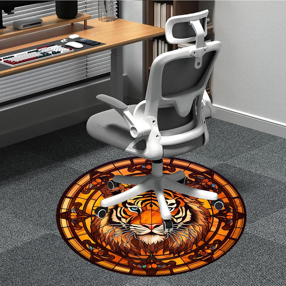1pc Tiger Stained Art Chair Carpet for Office Non-Slip, Machine Washable Rug for Office, Room - Holiday Decor, Machine Made yy251016137 80cm by 80cm
1pc Tiger Stained Art Chair Carpet for Office Non-Slip, Machine Washable Rug for Office, Room - Holiday Decor, Machine Made yy251016137 80cm by 80cm