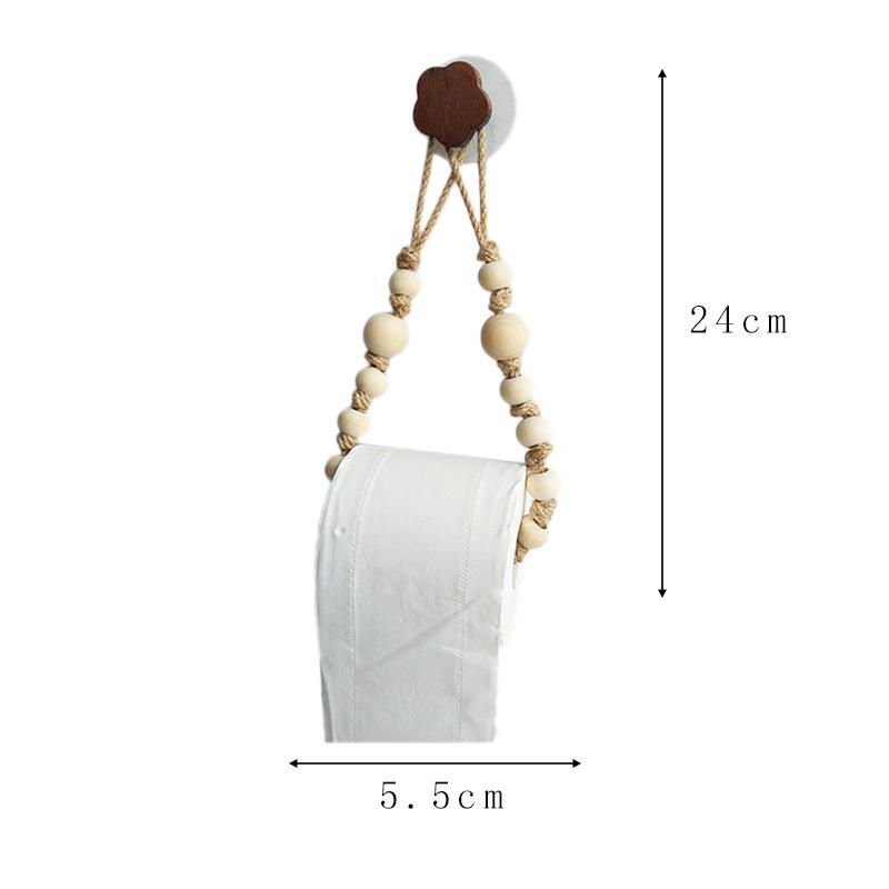 Ethnic Style Beaded Hemp Rope Tissue Holder with Beech Plum Blossom Hook
Ethnic Style Beaded Hemp Rope Tissue Holder with Beech Plum Blossom Hook