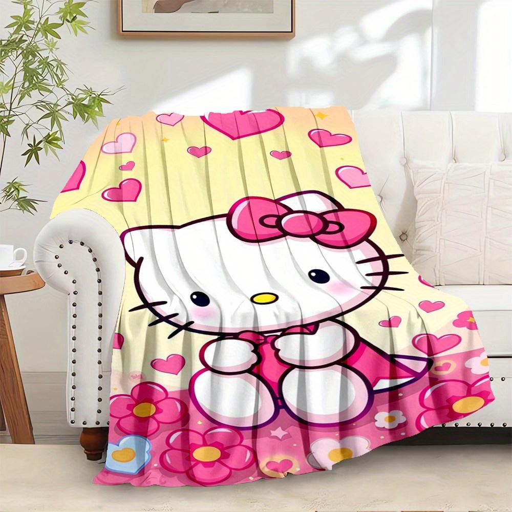 For Kitty, Hearts, FlowersAnime-Themed Flannel Blanket, Glam Style, Digital Print, All-Season Comfort, Tear-Resistant, Knitted Craftsmanship 130x150cm
For Kitty, Hearts, FlowersAnime-Themed Flannel Blanket, Glam Style, Digital Print, All-Season Comfort, Tear-Resistant, Knitted Craftsmanship 130x150cm