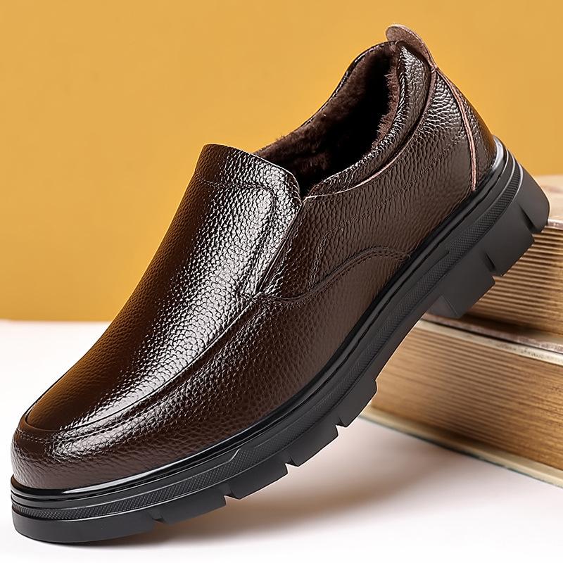 Men s shoes 2025 winter casual velvet warm leather shoes men s lazy middle-aged and elderly dad cotton shoes 38
Men s shoes 2025 winter casual velvet warm leather shoes men s lazy middle-aged and elderly dad cotton shoes 38
