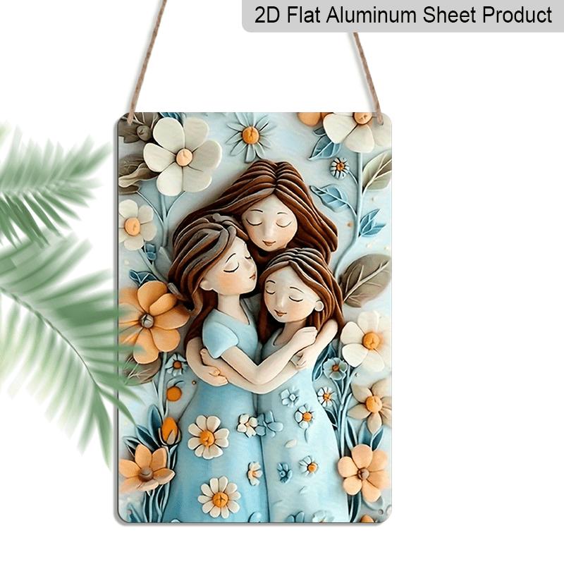 2D Flat 1pc Delightful Aluminium Sign Featuring Design of A Mother and Daughter Embracing, Perfect As A Gift for A Mom From Her. It Expresses Love 20*30cm
2D Flat 1pc Delightful Aluminium Sign Featuring Design of A Mother and Daughter Embracing, Perfect As A Gift for A Mom From Her. It Expresses Love 20*30cm