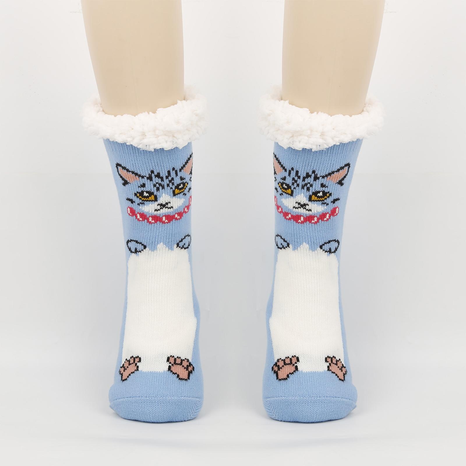 Women s Foot Covering Warm And Velvet Socks Cute Sleep Socks Home Mid Tube Floor Socks One Size синій
Women s Foot Covering Warm And Velvet Socks Cute Sleep Socks Home Mid Tube Floor Socks One Size синій