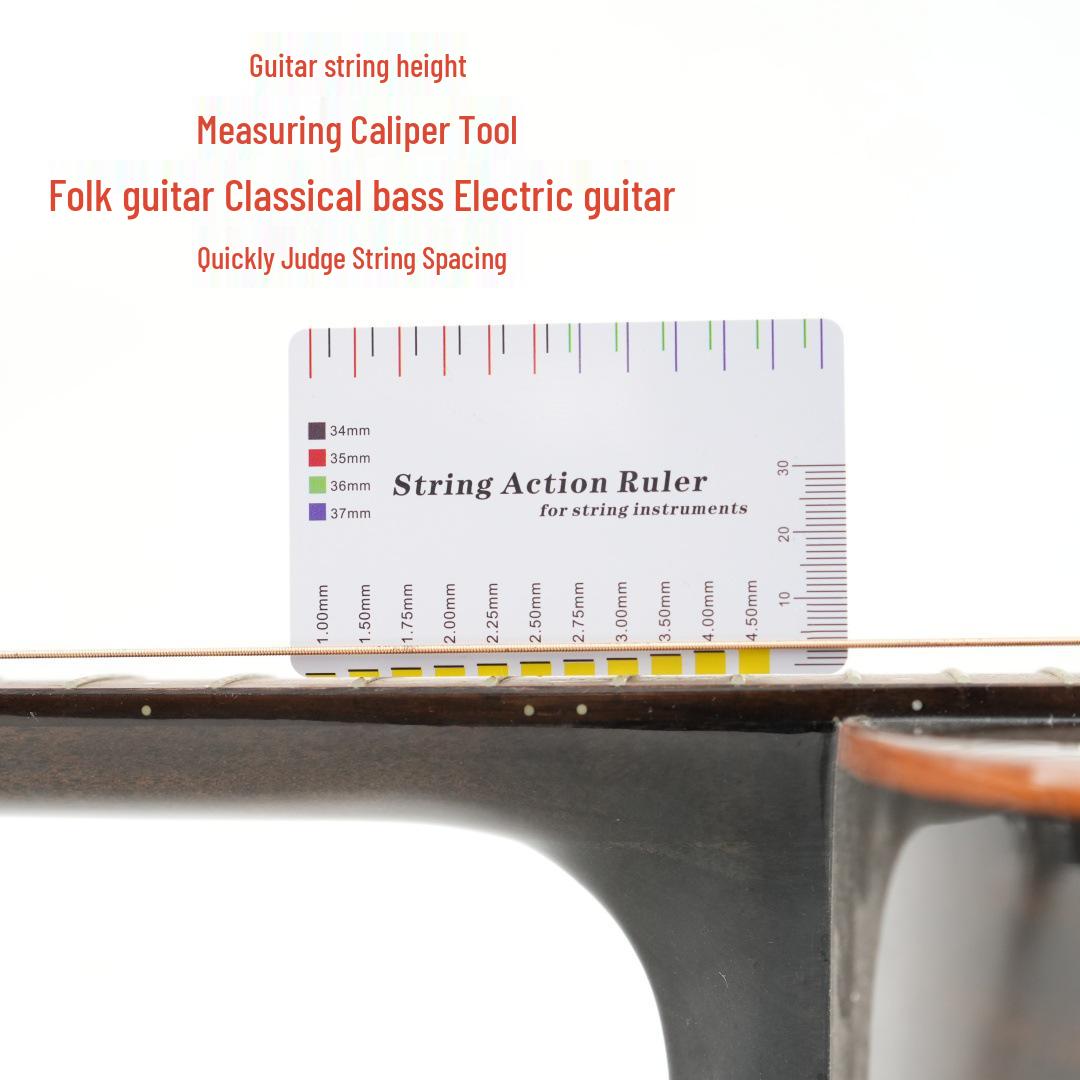 Guitar String Spacing & Height Ruler for Acoustic, Electric, Classical, Bass P080
Guitar String Spacing & Height Ruler for Acoustic, Electric, Classical, Bass P080