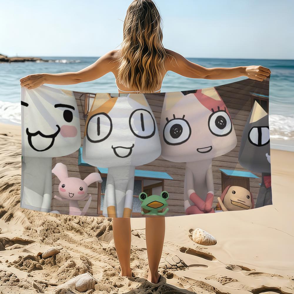 Toro Inoue Cat Towel Beach Towel Oversized Quick Dry Towel Absorbent Soft Swim BeachTowels for Men Women W40*H60(CM)
Toro Inoue Cat Towel Beach Towel Oversized Quick Dry Towel Absorbent Soft Swim BeachTowels for Men Women W40*H60(CM)
