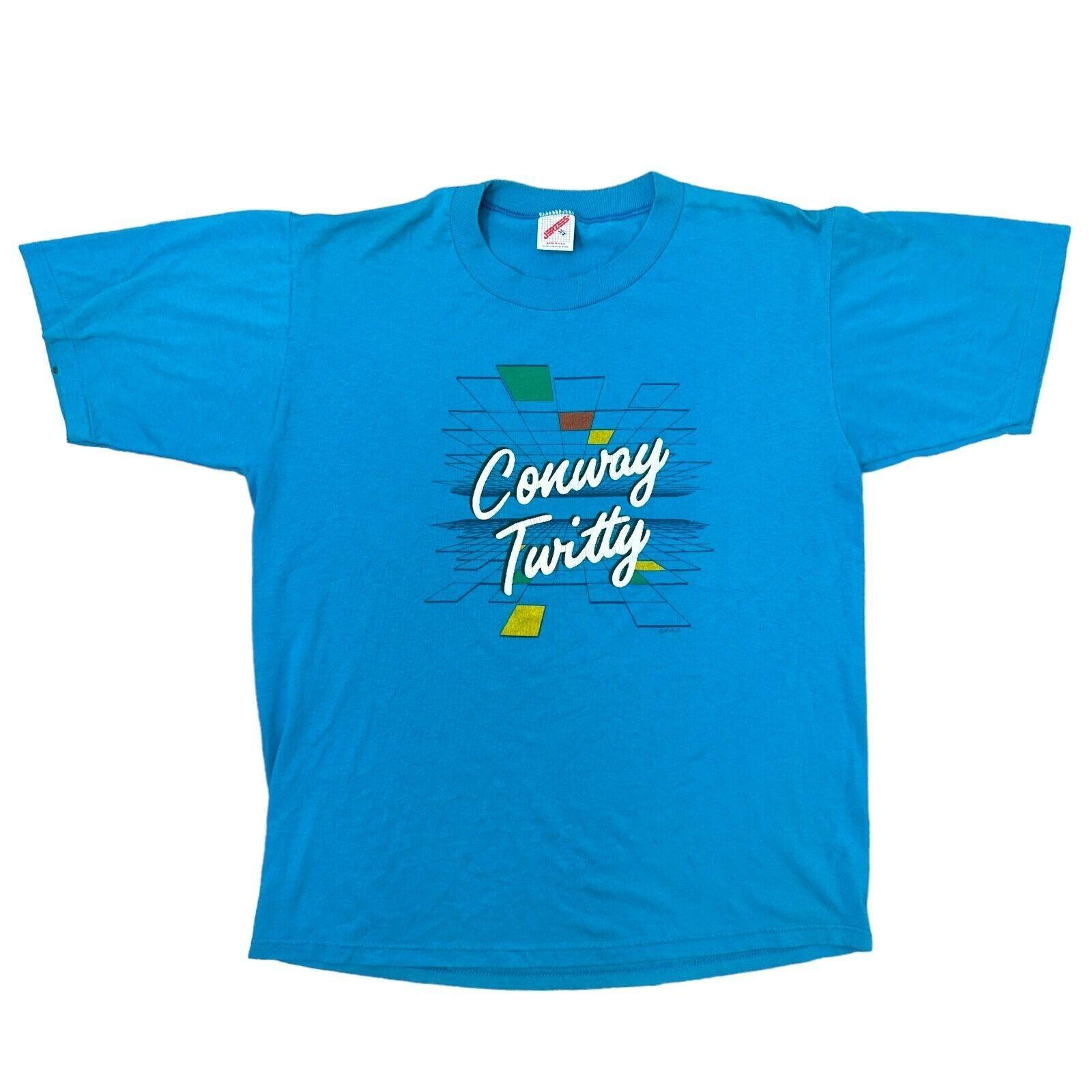 Single Stitch T-Shirt Mens Womens Tees Top Graphic Print Made in USA Vintage Blue Mens L
Single Stitch T-Shirt Mens Womens Tees Top Graphic Print Made in USA Vintage Blue Mens L