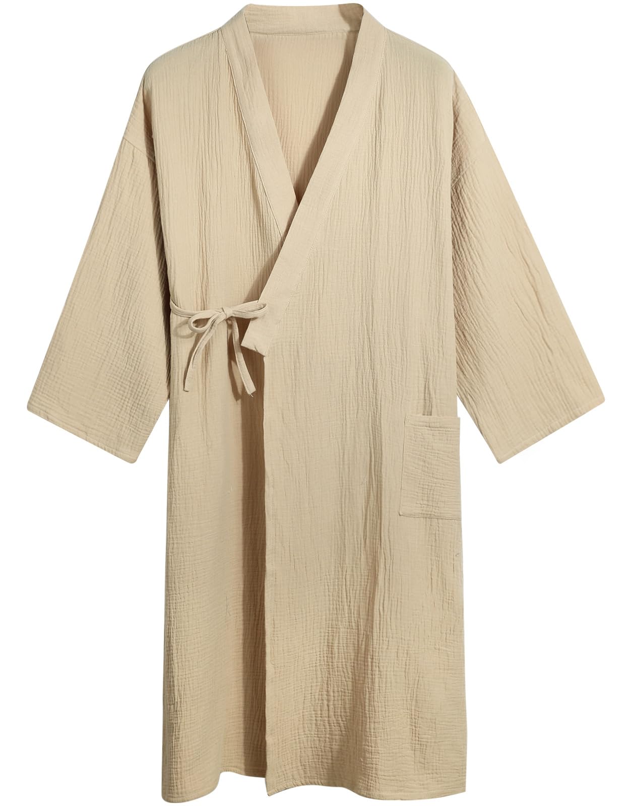 Sumolux Мужская пижама в японском стиле из хлопка, свободного кроя, идеально подходит для ношения днем, халат, юката, 100% домашняя одежда, с открытой передней частью, двухслойная марля,
Sumolux Мужская пижама в японском стиле из хлопка, свободного кроя, идеально подходит для ношения днем, халат, юката, 100% домашняя одежда, с открытой передней частью, двухслойная марля,