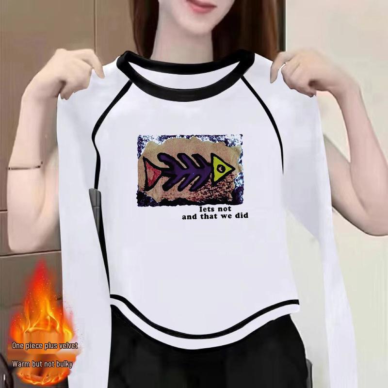 Women s 2024 Double-Sided Velvet Long-Sleeve T-Shirt - Chic, Versatile Autumn/Winter Top XL (125-135 jin)
Women s 2024 Double-Sided Velvet Long-Sleeve T-Shirt - Chic, Versatile Autumn/Winter Top XL (125-135 jin)