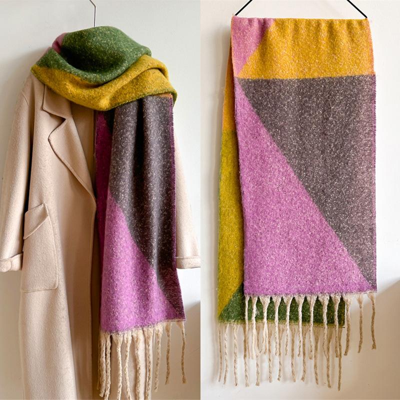 Women Autumn Winter Scarf For Female Fashion Tassel Long Neckerchief Men Intensification Warm Shawl Europe America Elegant Wraps 220cmX42cm
Women Autumn Winter Scarf For Female Fashion Tassel Long Neckerchief Men Intensification Warm Shawl Europe America Elegant Wraps 220cmX42cm