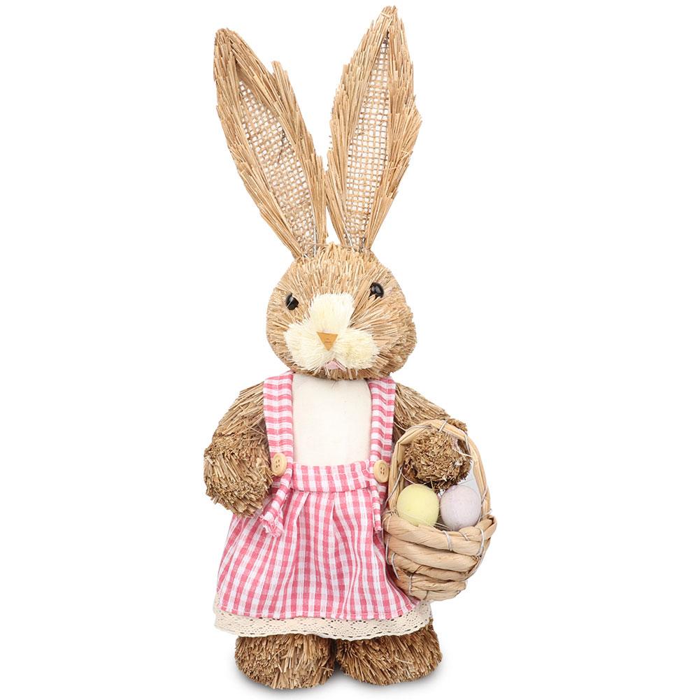 Easter Decorations Simulation Straw Rabbit Bunny Lovely Exquisite Holiday Decor Supplies for Kids рожевий
Easter Decorations Simulation Straw Rabbit Bunny Lovely Exquisite Holiday Decor Supplies for Kids рожевий