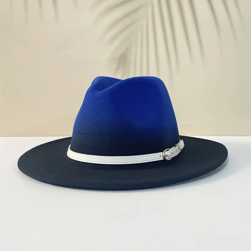 JYL TS DIY Gradient Felt Hat Unisex Two-tone British Wide Brim Hat Felt 1222Mao1413 лазурное туман
JYL TS DIY Gradient Felt Hat Unisex Two-tone British Wide Brim Hat Felt 1222Mao1413 лазурное туман